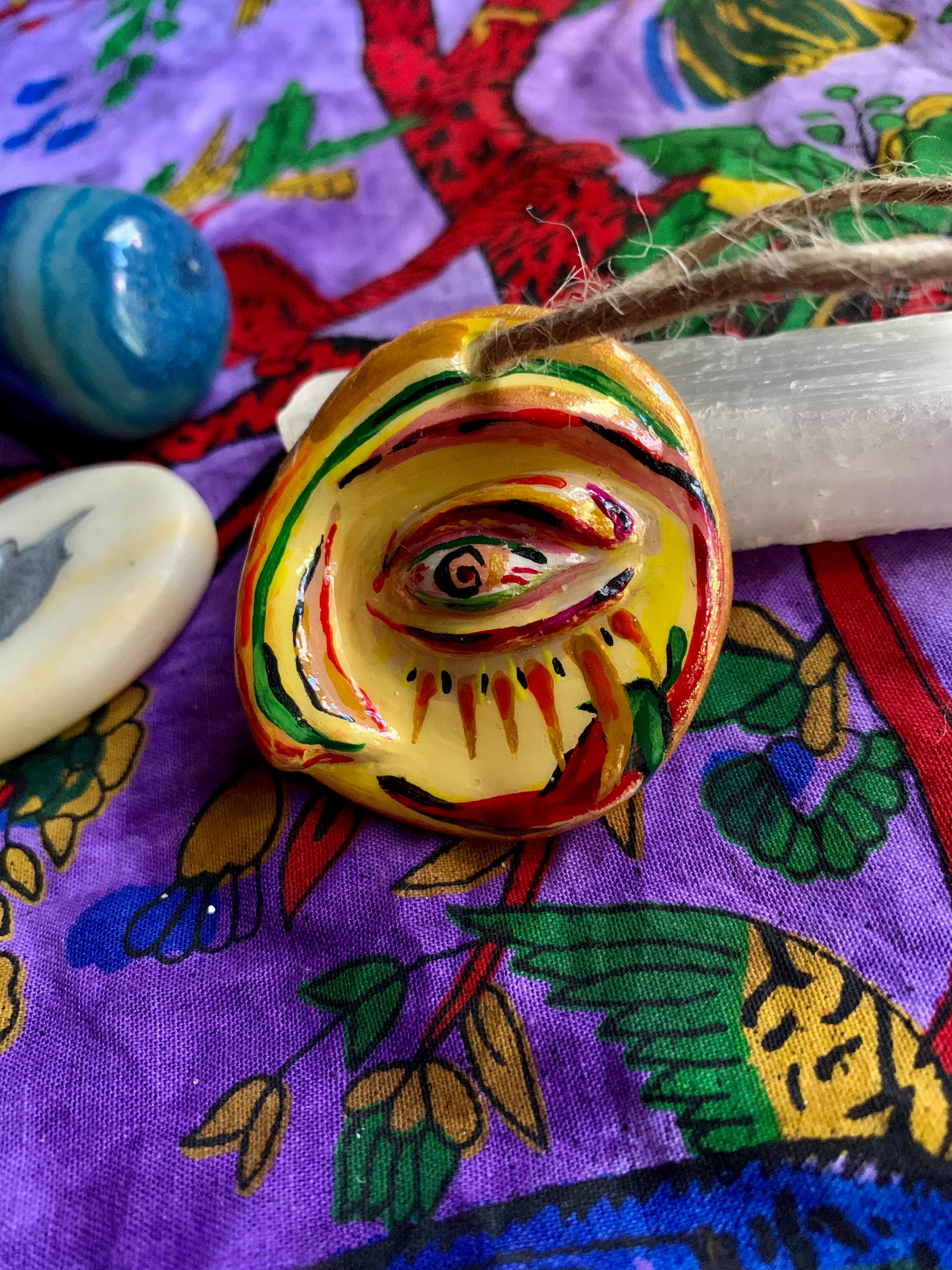 Handmade Chili Pepper Eye Car Charm/ Chili Pepper Art/ Eye Etsy