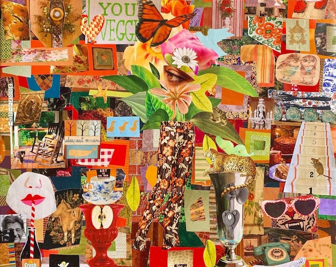 magazine-collage-on-canvas-collage-on-canvas-trippy-collage-etsy