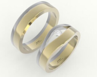 Wedding rings Detroit HJT113