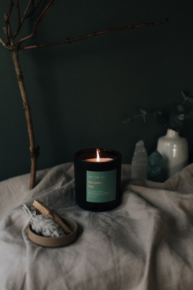 SMUDGE OFF Nontoxic Soy Candle Aromatherapy Candle Etsy
