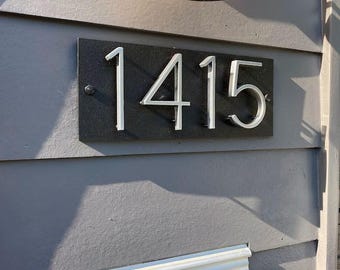 Metal House Number | Vertical House number sign | Horizontal House Number sign | House Number Plaque | Metal House Sign | House Numbers