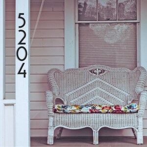 Modern House Numbers Letters | Modern address plaque | Large House Numbers | Door numbers | Metal Letters | Metal Numbers | Metal house sign