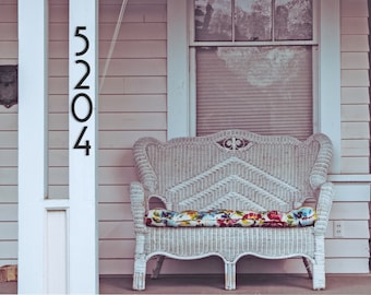 Custom Modern Metal House Numbers, Large Address Sign, Individual Address Numbers Weatherproof Steel , Address Number