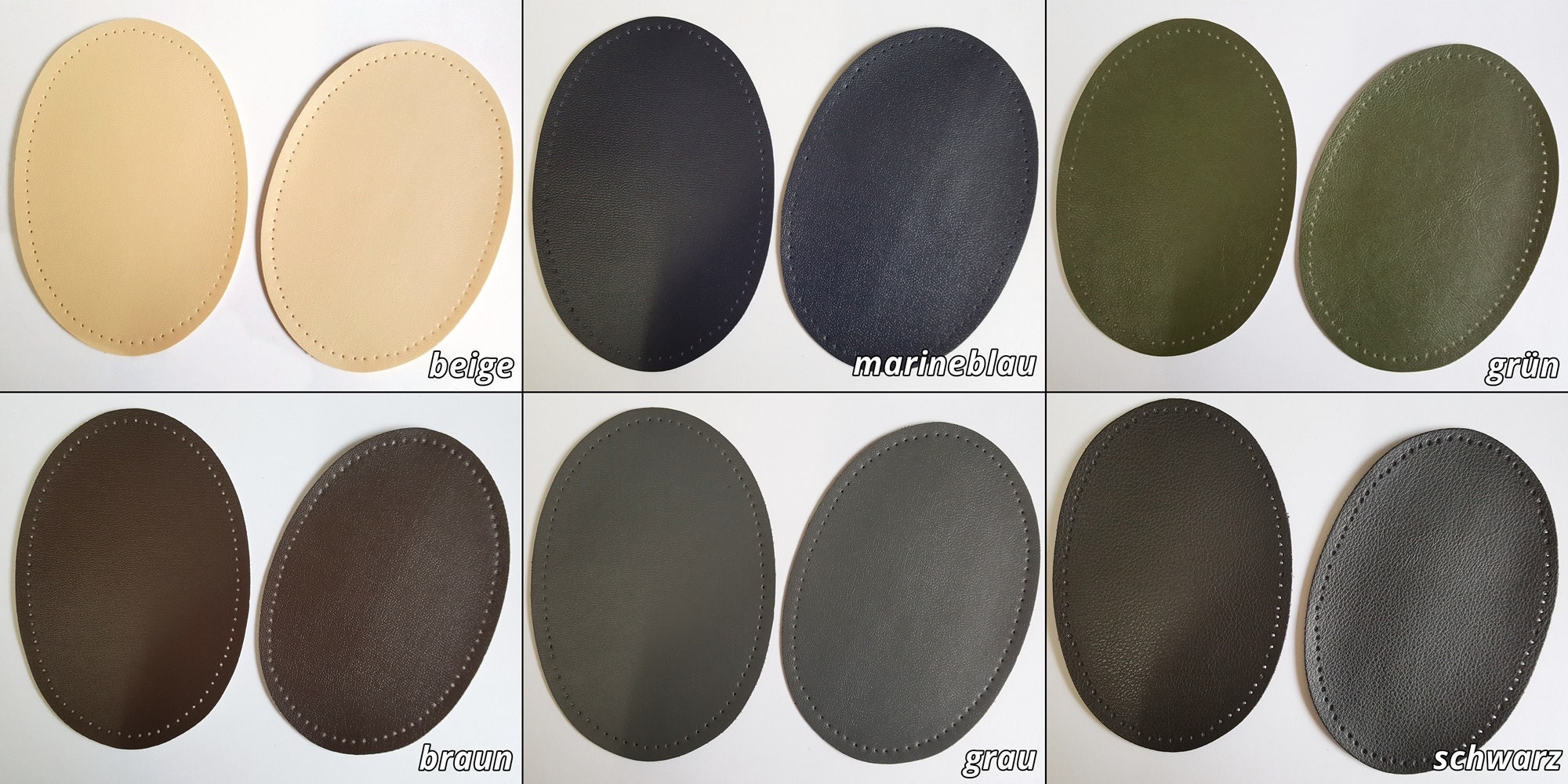 Loco Leather Patches - selbstklebende Reparaturflicken für beschädigtes  Leder oder Kunstleder