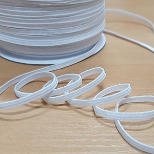 10 m rubber band 4, 5, 8, 10, 15, 20, 25, 30, 35, 40, 45, 50 mm white, black image 4