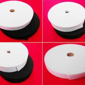 10 m rubber band 4, 5, 8, 10, 15, 20, 25, 30, 35, 40, 45, 50 mm white, black image 3