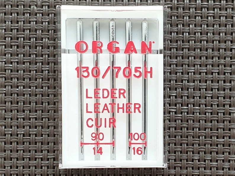 Nähmaschinen Nadeln Flachkolben TYP 130/705H ORGAN verschiedene Variante Leder MIX 90-100