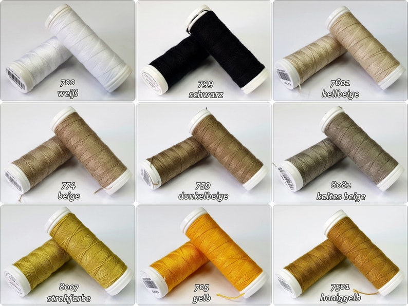 Nähgarn für Jeans TALIA 30 schwere Gewebe 100 % Polyester versch. Farben Bild 2