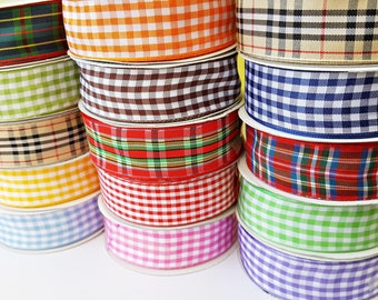 3 m checkered tape width 12 mm checkered decorative ribbon ribbon