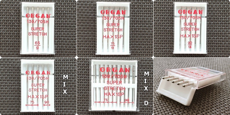 Nähmaschinen Nadeln Flachkolben TYP 130/705H ORGAN verschiedene Variante Bild 6