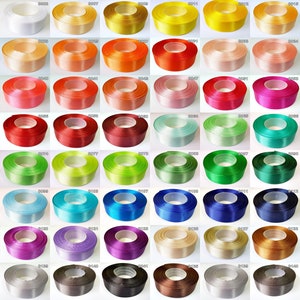 10 m satin ribbon width 3/6/12/25/38/50 mm gift ribbon ribbon