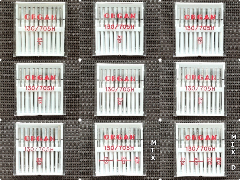 Nähmaschinen Nadeln Flachkolben TYP 130/705H ORGAN verschiedene Variante Bild 2