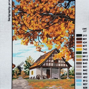 Tapestry embroidery picture cross stitch preprint embroidering handmade 22/30 cm #6169