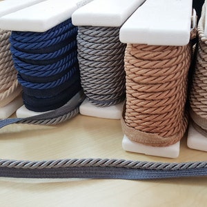3 m piping cord, piping cord, border, edge ribbon, satin cord, decorative cord image 3