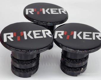 RYKER SET - Glänzende EPOXY beschichtete Version von 3 äußeren Radzierkappen für Can-am