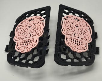 RYKER Air Filter Covers: Sugar Skull (Set of 2)