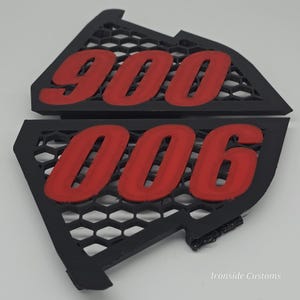 RYKER Fuel Tank Covers: CUSTOM with bag clip cutout (Set of 2)