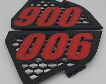 RYKER Fuel Tank Covers: CUSTOM with bag clip cutout (Set of 2)