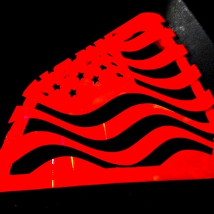 Waving Flag cutout RYKER SET of 2 fuel tank opening covers for Can-am Ryker