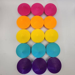 RYKER Wheel Caps: Spiral Design (Set of 3)