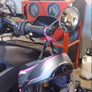 clearish Pink PETG short hook