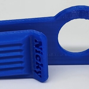 Customized Dark Blue PETG Fat hook