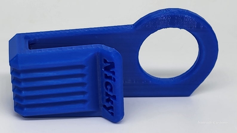 Customized Dark Blue PETG Fat hook