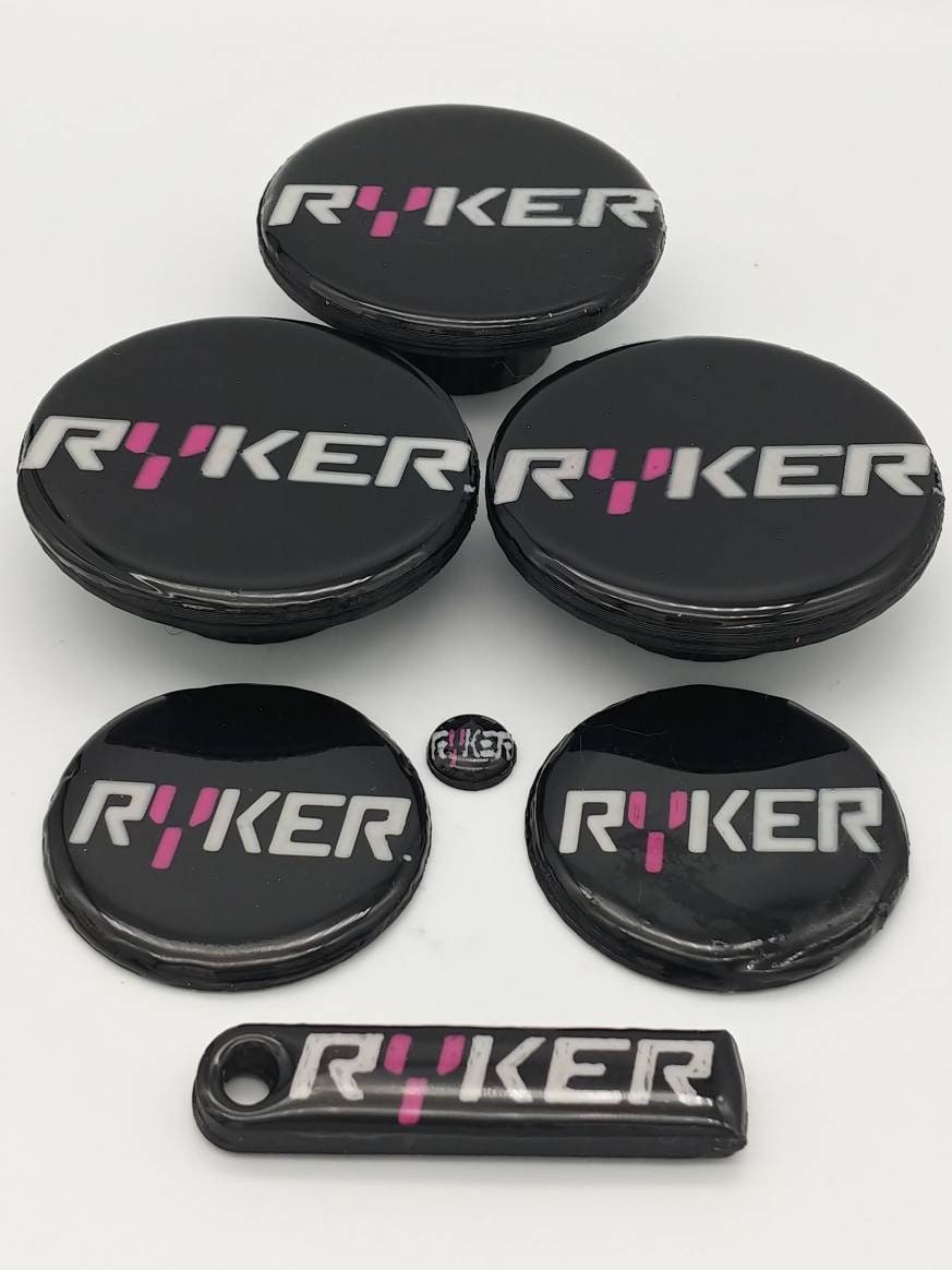 Ryker Emblems RYKER FULL SET of 3 Outer Wheel Caps 3 Emblems and Matching - Etsy