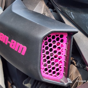 Ironside Customs SET of 2 air filter covers for Can-am RYKER 3D printed hard plastic