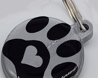 Custom keychains - either 3D printed in multicolor, printed image or vinyl with custom NFC action