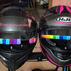 Ironside Customs Visierkeil - passt NICHT auf jeden Helm - bitte Beschreibung lesen! 3D gedrucktes TPU für viele Motorradhelme