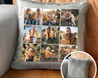 Cuscino commemorativo personalizzato con foto, regalo di simpatia per