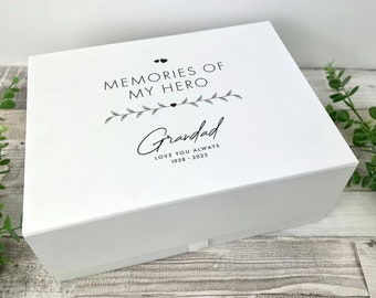 Personalised Any Message Keepsake Memory Box