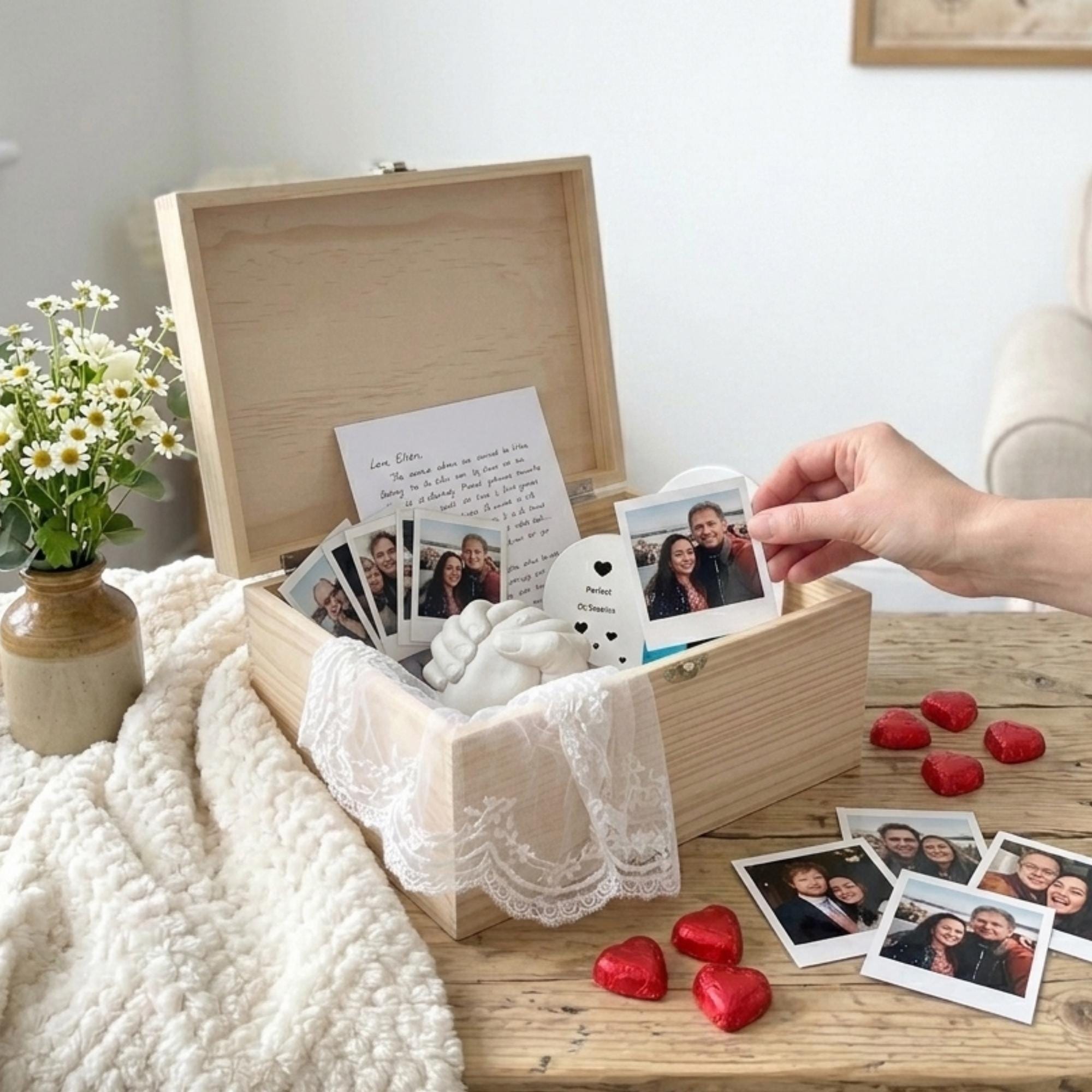 Personalised Couples Photo Memory Box - Custom Keepsake Box - Etsy UK