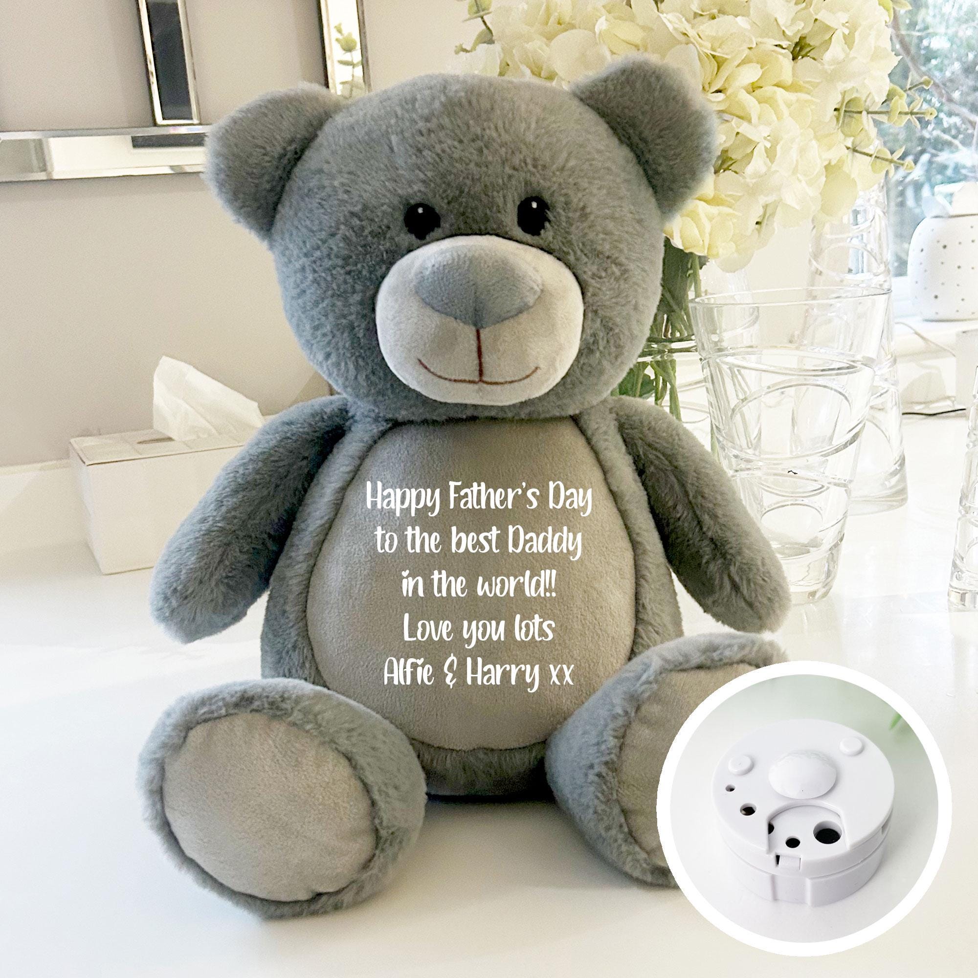 Personalised Recordable Voice Teddy Bear – Keepsake Gift - Etsy