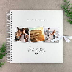 Personalised Couples Photo Keepsake Memory Scrapbook