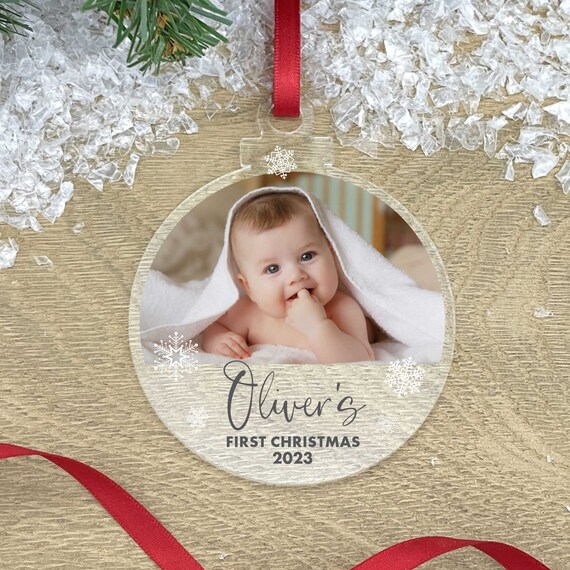 Personalised baby hotsell 1st christmas