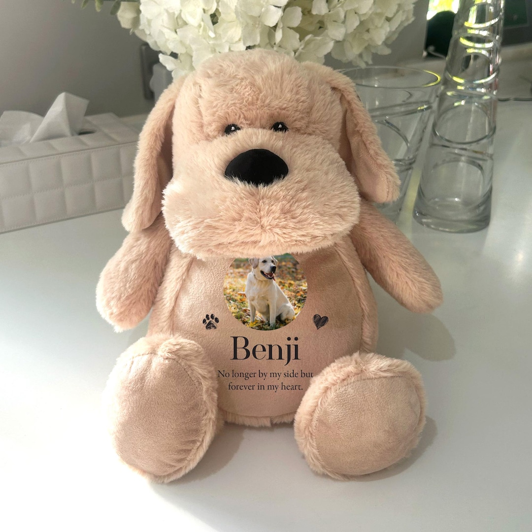 Foto personalizada con huellas de patas, corazón, recuerdo