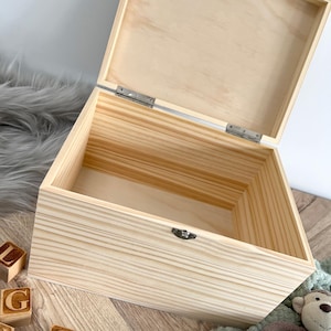 Personalised Jungle Animals Baby Keepsake Box | Pine Wood Memory Box - Etsy