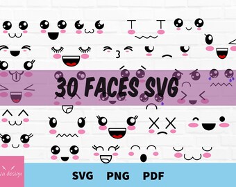 Download Cartoon Face Svg Etsy