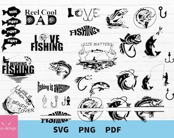 Download Fishing Monogram Svg Etsy