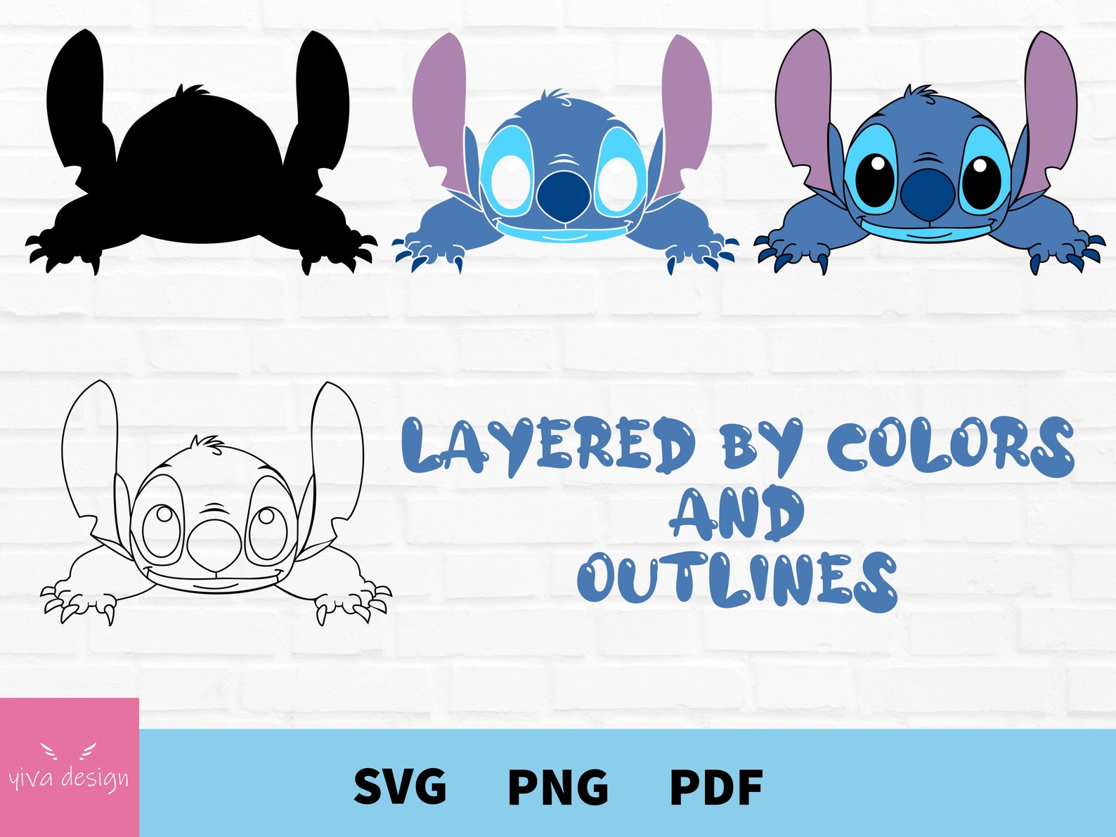 Stitch Svg Stitch Svg Bundle Stitch Layered Svg Stitch | Etsy