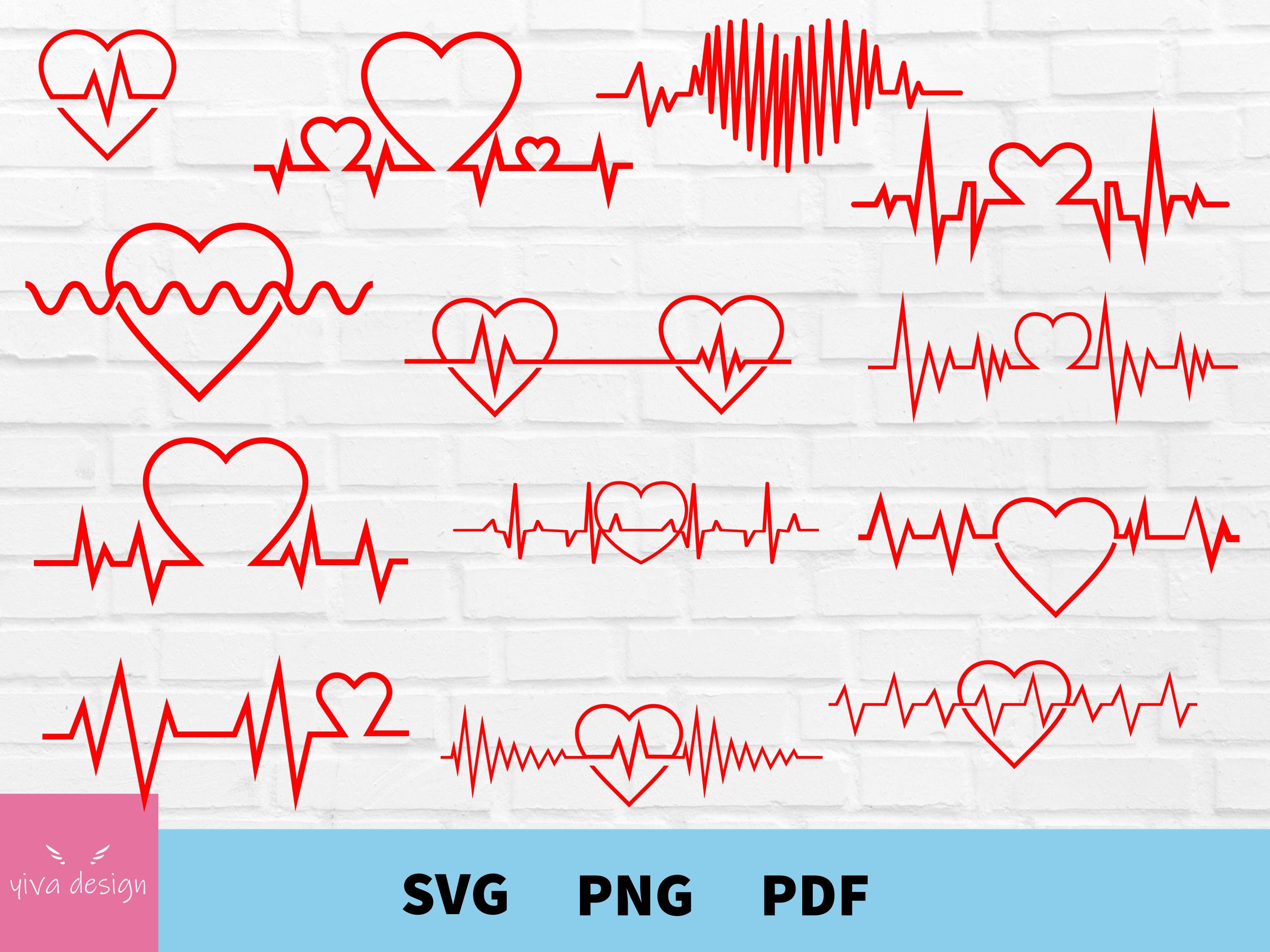Stethoscope Heart Beat Svg 