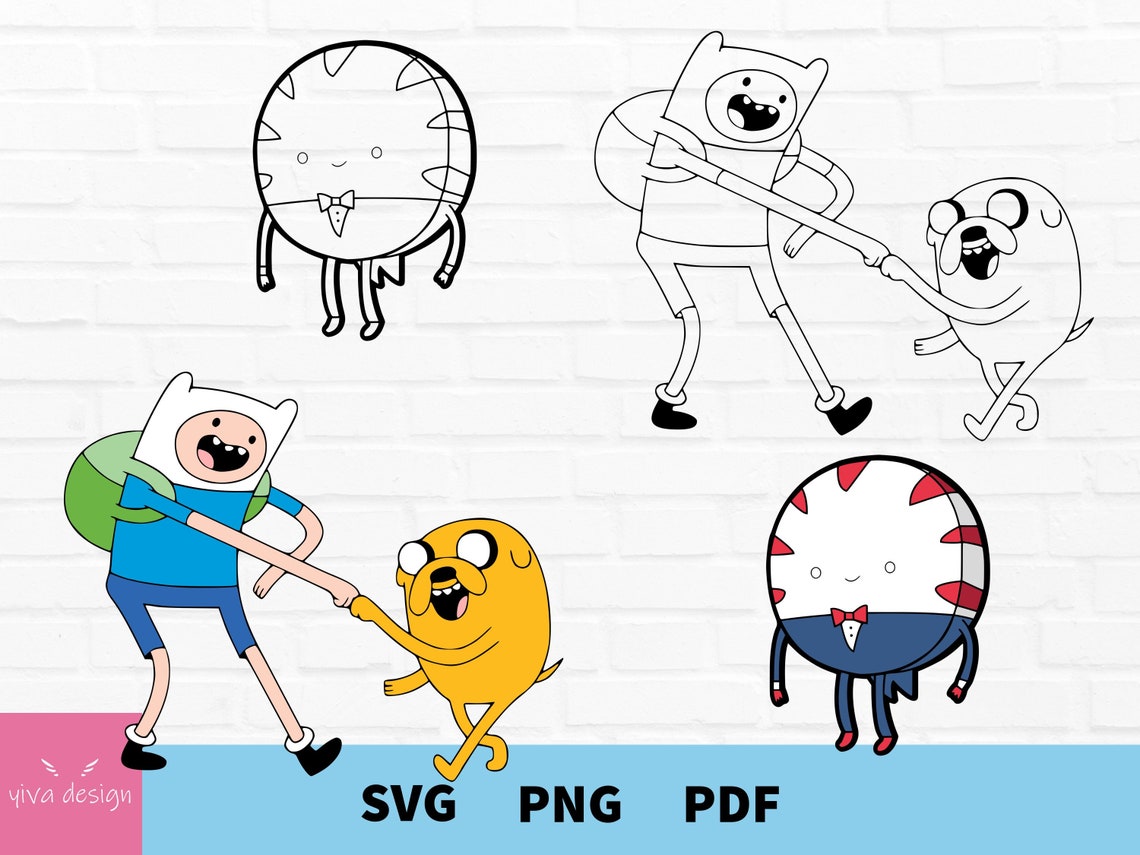 Adventure Time Svg Adbenture Time Clipart Adventure Times | Etsy