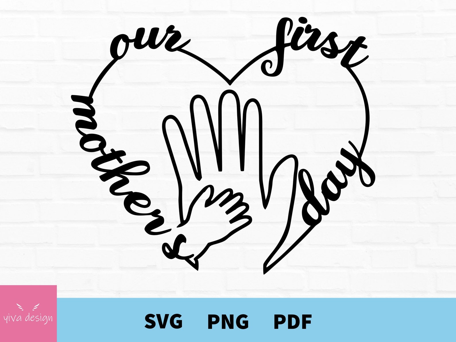 Download Our First Mothers Day SVG First Mothers Day Svg Mama Svg | Etsy