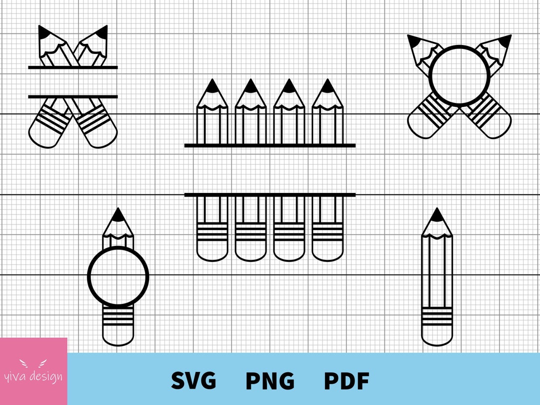 Pencil Svg Bundle Pencil Svg Pencil Cut File for Cricut - Etsy Finland