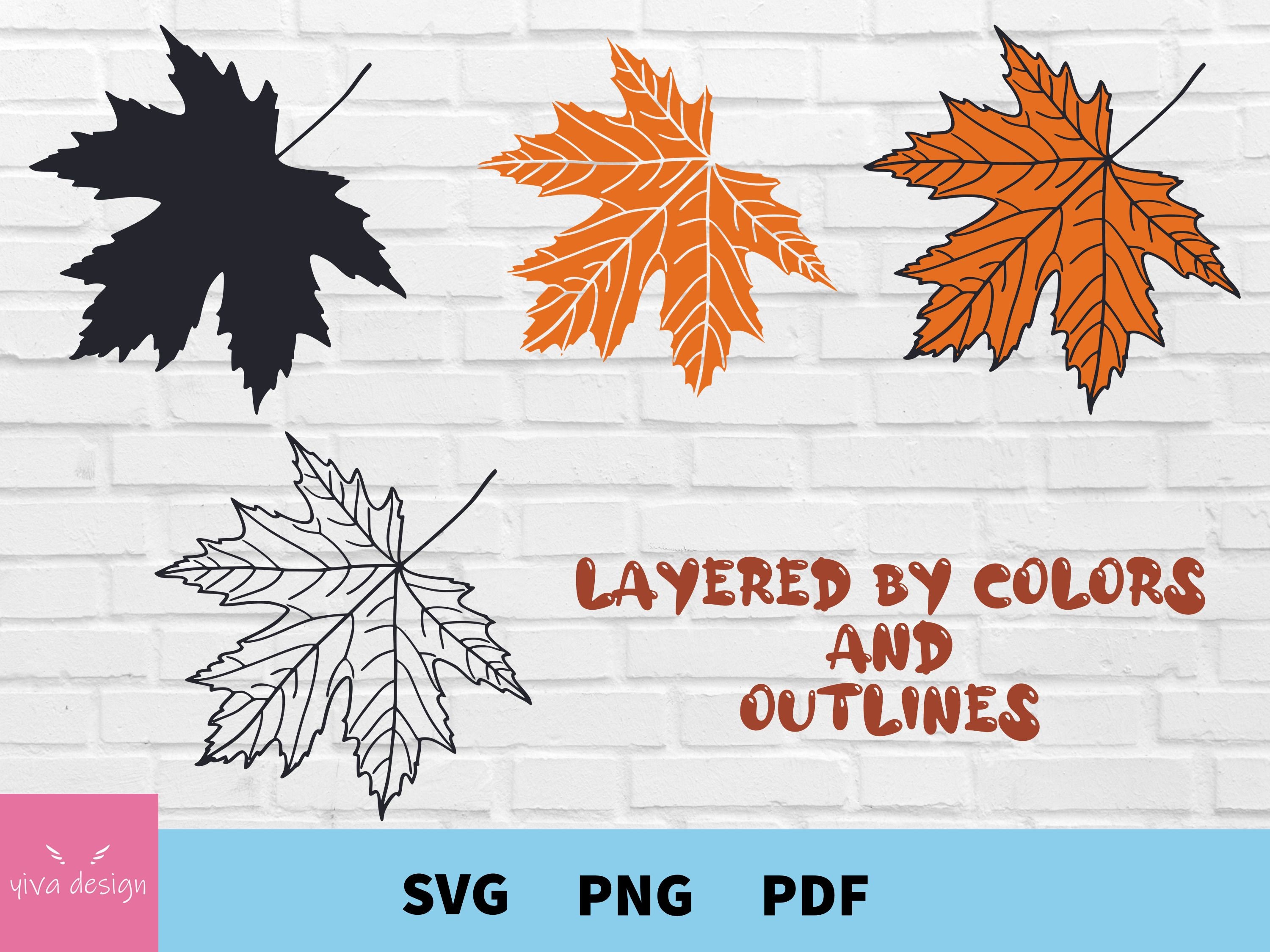 Fall Leaves Svg Autumn Leaves Svg Commercial Use Svg Fall - Etsy