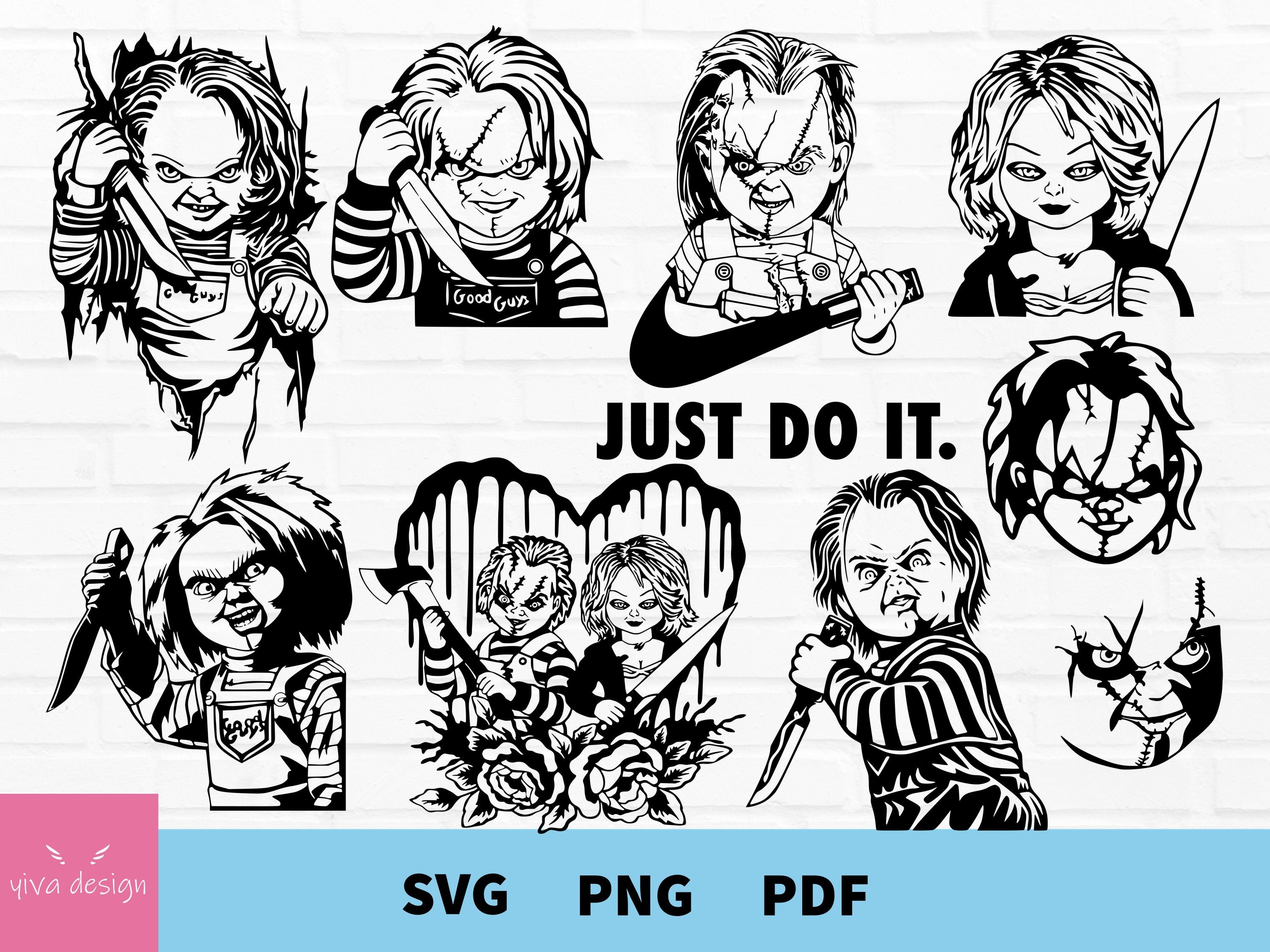 Chucky Svg, Chucky Horror Movie Svg, Halloween Svg, Killer Svg, Chuck…
