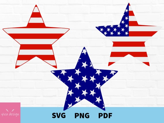 4th of July Svg Star Svg Stars Svg Patriotic Svg American | Etsy