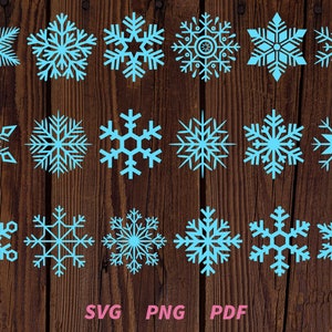 Snowflake Svg, Snowflake Svg Bundle, Snowflake Clipart, Snowflake Cut Files for Cricut and Silhoutte, Snowflake Digital Download